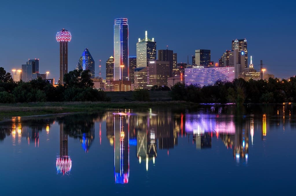 Panoramic view of Dallas, Texas